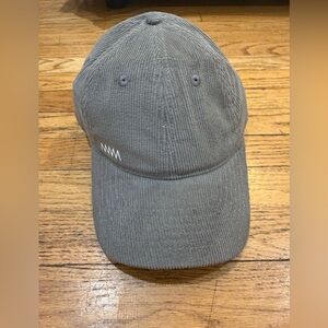Corduroy Hat with Zig-Zag Stitching